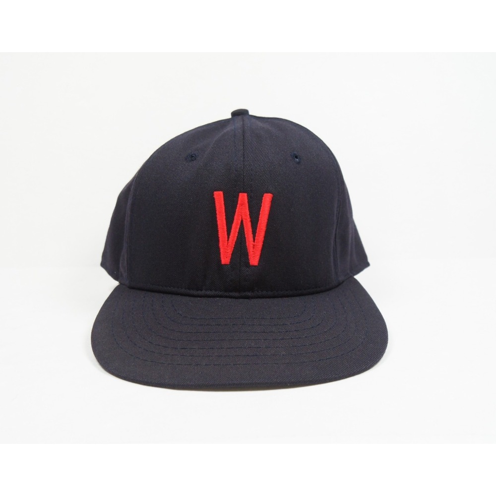 Vintage Washington Senators Hat Mens 7 1/2 Fitted Blue Roman Pro Baseball Cap